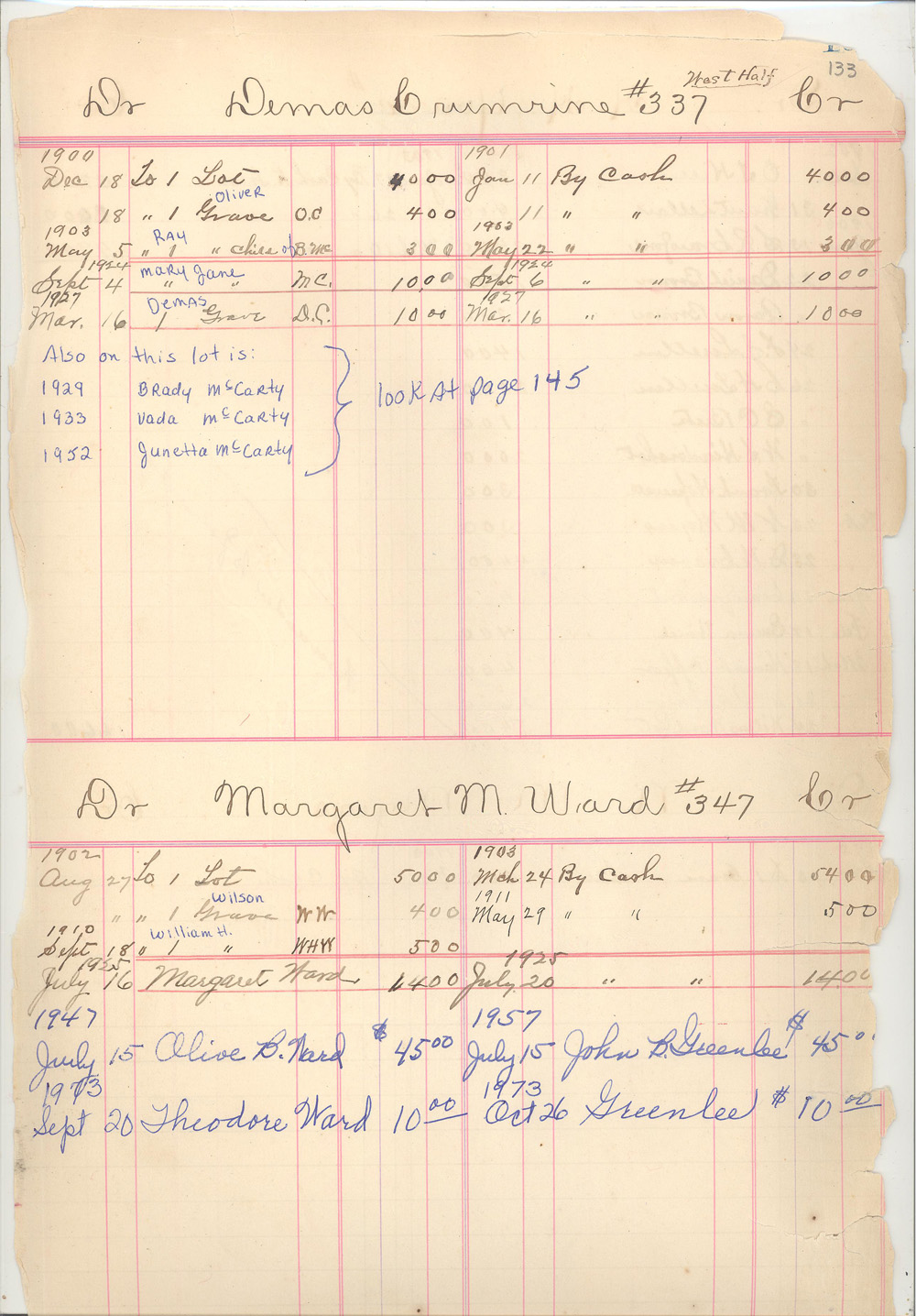lot owner book 1